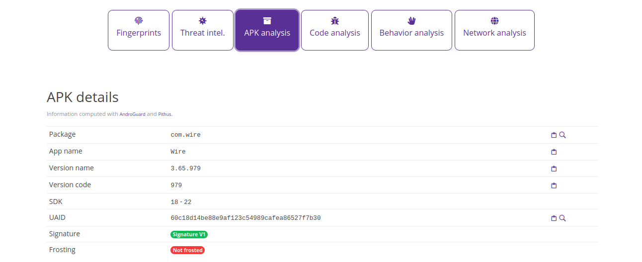 APK Analysis